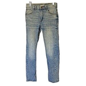 Wrangler Flex Slim Fit Boys Sz 14 Slim Blue Denim Jeans Adjustable Waist Pants